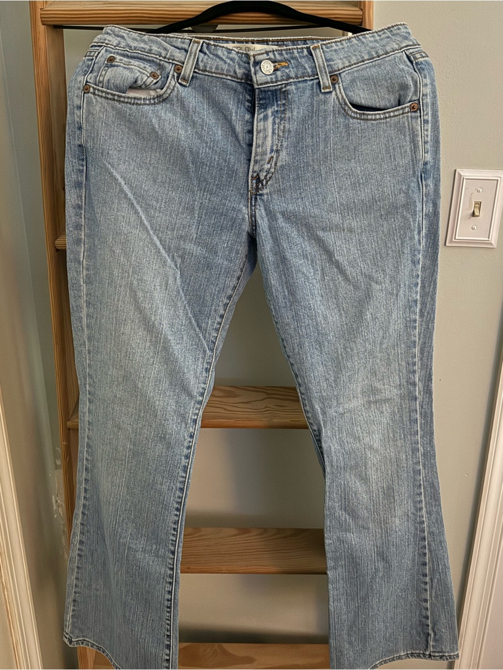 Vintage 518 Levi's Light Blue Flare Jeans